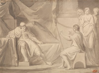 David før Saul af George Romney